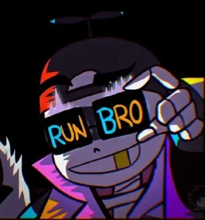 Sticker from Fresh!sans underverse メ @Ruzi_heh