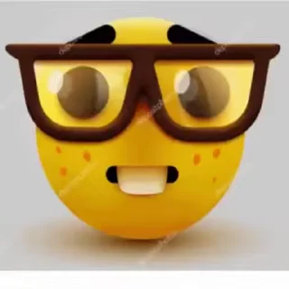 🤓 emoji Animated retardation Telegram sticker 8 of 15