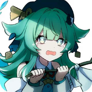 💚 emoji 彡Хо Хо ( 💚 )) @myworksMQ Telegram sticker 5 of 50