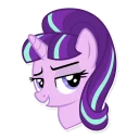 😏 emoji Starlight Glimmer (MLP) Telegram sticker 16 of 28