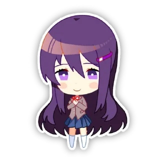 🙂 emoji ddlc ^o^ Telegram sticker 20 of 51