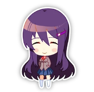 ☺️ emoji ddlc ^o^ Telegram sticker 19 of 51