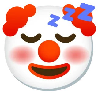 😴 emoji 🤡clown.By:@Arhont_loxov Telegram sticker 23 of 49