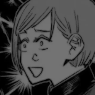 😀 emoji Kugisaki Nobara @anime_sticks Telegram sticker 20 of 40