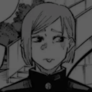 😒 emoji Kugisaki Nobara @anime_sticks Telegram sticker 11 of 40