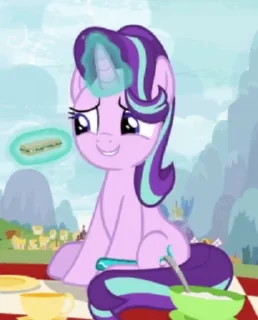 🥪 emoji @mlpstickers Starlight Glimmer animated pack Telegram sticker 10 of 45