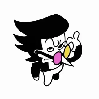 Sticker from Deltarune cursed V2