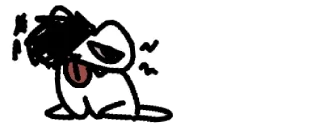 😔 emoji лютий кошак Telegram sticker 19 of 27