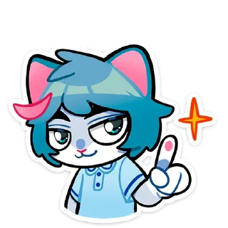 ☝️ emoji сима без кринж надписей @stickwithouttext Telegram sticker 22 of 47