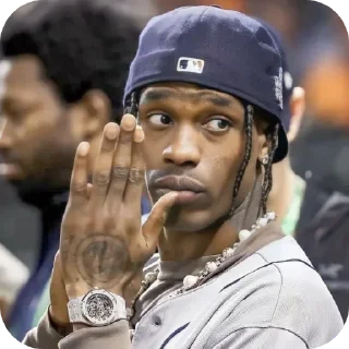 😐 emoji Travis Scott ➩ @Earth928B Telegram sticker 17 of 50