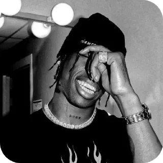 😁 emoji Travis Scott ➩ @Earth928B Telegram sticker 13 of 50