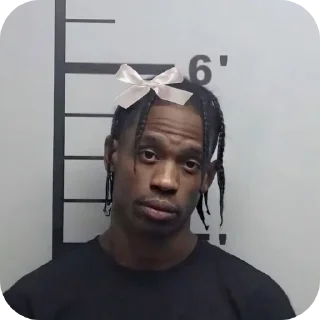🙂 emoji Travis Scott ➩ @Earth928B Telegram sticker 18 of 50