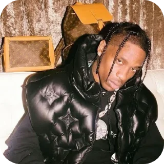 😗 emoji Travis Scott ➩ @Earth928B Telegram sticker 22 of 50