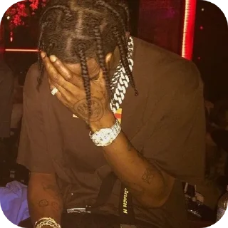 😢 emoji Travis Scott ➩ @Earth928B Telegram sticker 23 of 50