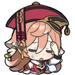 😌 emoji Геншин Telegram sticker 13 of 105