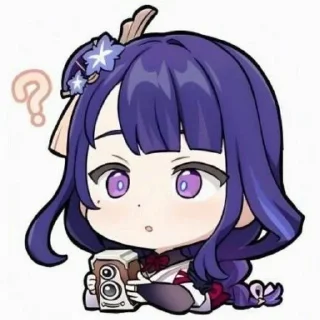 ❔ emoji Геншин импакт Telegram sticker 22 of 94