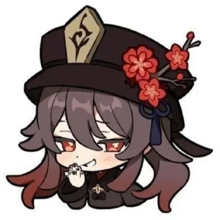 😏 emoji Геншин импакт Telegram sticker 7 of 94