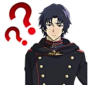 ❓ emoji Owari no Seraph Telegram sticker 4 of 40