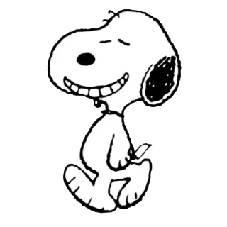 Sticker from snoopy