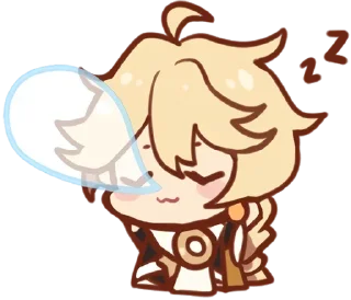 😴 emoji Геншин Импакт ч.1 @nyasticks Telegram sticker 9 of 17