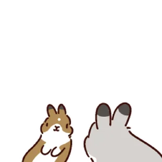 😊 emoji ˚✧₊ Rabbits 🐇🐇  ⁎⁺✧༚ Telegram sticker 18 of 59