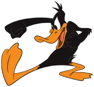 🤛 emoji Duffy Duck (@BugsBunnyJr) Telegram sticker 16 of 20