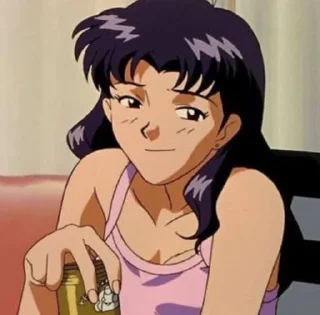 Sticker from Misato Katsuragi / Evangelion