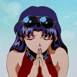Sticker from Misato Katsuragi / Evangelion