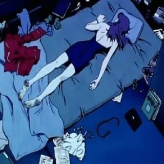 😭 emoji Misato katsuragi Telegram sticker 20 of 39
