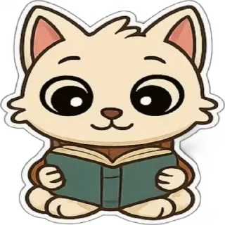 😼 emoji 𓍼  Котик Луми  𓍼 Telegram sticker 6 of 23