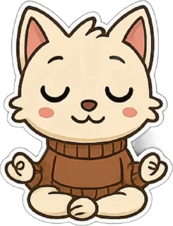 🌟 emoji 𓍼  Котик Луми  𓍼 Telegram sticker 7 of 23