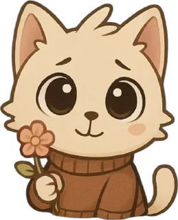 🌟 emoji 𓍼  Котик Луми  𓍼 Telegram sticker 22 of 23