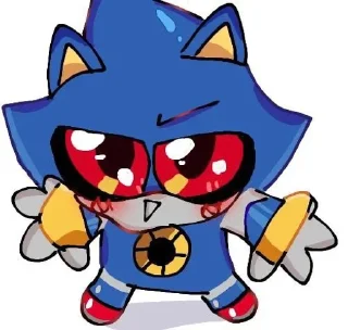 Sticker from Метал Соник кьют @BroMetalNeo