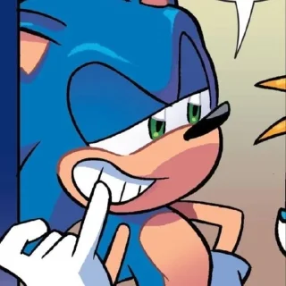 😁 emoji Sonic IDW comics!!! Telegram sticker 7 of 76