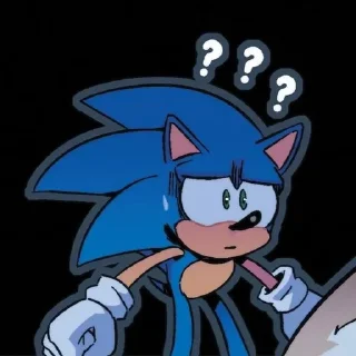 🤨 emoji Sonic IDW comics!!! Telegram sticker 19 of 76