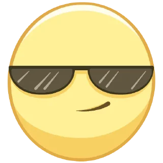 😎 emoji Смайлы ВК Telegram sticker 23 of 32