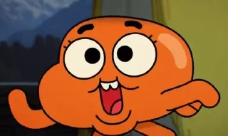 🤪 emoji Дарвин Уоттерсон 🧡 Telegram sticker 10 of 99