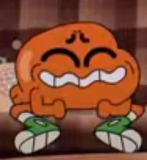 😄 emoji Дарвин Уоттерсон 🧡 Telegram sticker 6 of 99