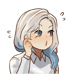 😗 emoji Куро кун @tg_sticks Telegram sticker 23 of 31