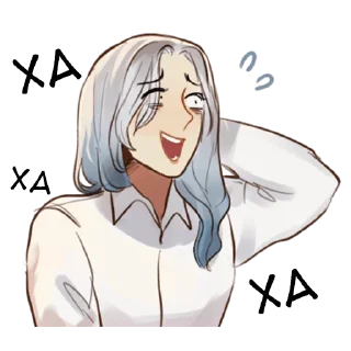 😆 emoji Куро кун @tg_sticks Telegram sticker 7 of 31