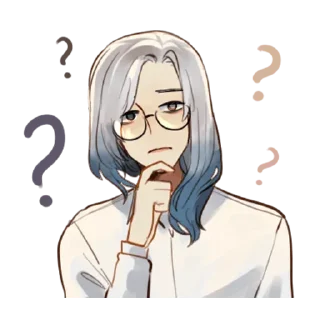 ❓ emoji Куро кун @tg_sticks Telegram sticker 5 of 31