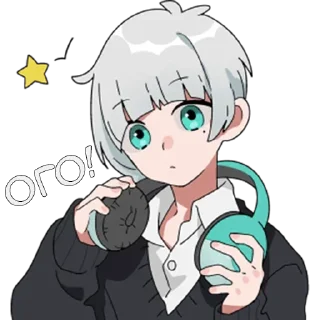 😱 emoji Мио кун @tg_sticks Telegram sticker 16 of 21