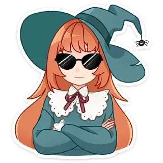 😎 emoji Берта; больше стикеров - @stickersvk18 Telegram sticker 18 of 46