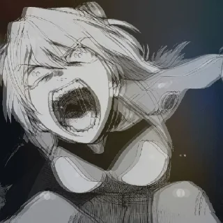 🤬 emoji Евангелион Telegram sticker 17 of 42