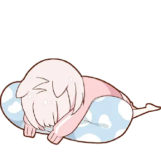 🫣 emoji Ленивая Мининэко @Nyasticks Telegram sticker 5 of 41