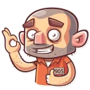 👌 emoji Victor Telegram sticker 17 of 26