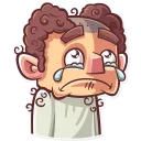 😢 emoji Victor Telegram sticker 16 of 26