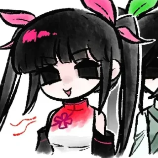 😈 emoji 2 недо-Мику @ImMariaMafia Telegram sticker 8 of 69