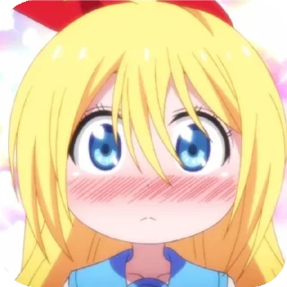 😳 emoji Anime girls shy Telegram sticker 8 of 73