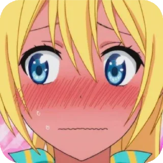 😳 emoji Anime girls shy Telegram sticker 6 of 73